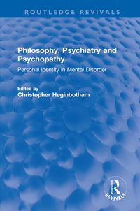 Produktbild: Philosophy, Psychiatry and Psychopathy