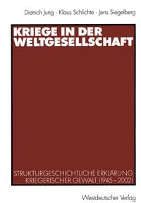 Produktbild: Kriege in der Weltgesellschaft