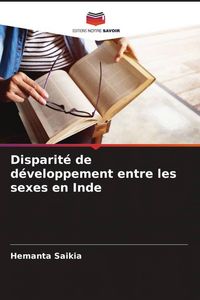 Produktbild: Disparit&eacute; de d&eacute;veloppement entre les sexes en Inde