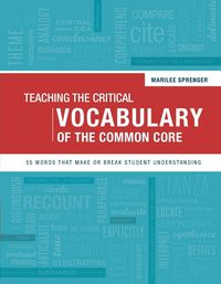 Produktbild: Teaching the Critical Vocabulary of the Common Core