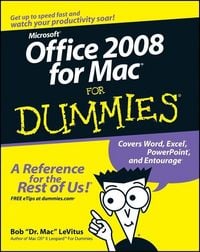 Produktbild: Office 2008 for Mac For Dummies