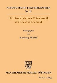 Produktbild: Die Gandersheimer Reimchronik