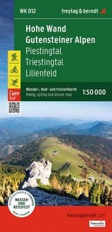Produktbild: freytag & berndt Wanderkarte WK 012 Hohe Wand - Gutensteiner Alpen, Piestingtal - Triestingtal - Lilienfeld 1:50.000