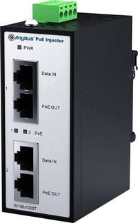 Produktbild: Anybus AWB4006 AWB4006 PoE Injector RJ-45 12 V/DC, 24 V/DC, 36 V/DC, 48 V/DC, 57 V/DC 1St.