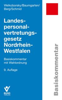 Produktbild: Landespersonalvertretungsgesetz Nordrhein-Westfalen