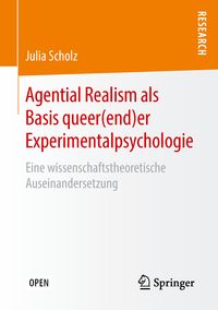 Produktbild: Agential Realism als Basis queer(end)er Experimentalpsychologie