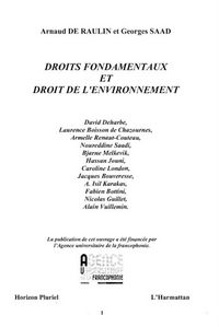 Produktbild: Droits fondamentaux et droit de l'environnement