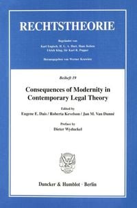 Produktbild: Consequences of Modernity in Contemporary Legal Theory.
