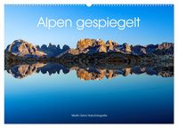 Produktbild: Alpen gespiegelt (Wandkalender 2026 DIN A2 quer), CALVENDO Monatskalender