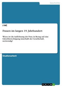 Produktbild: Frauen im langen 19. Jahrhundert