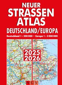 Produktbild: Neuer Stra&szlig;enatlas Deutschland/Europa 2025/2026
