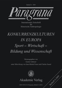 Produktbild: Konkurrenzkulturen in Europa