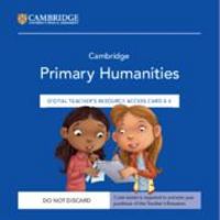 Produktbild: Cambridge Primary Humanities Digital Teacher's Resource 4&ndash;6 Access Card