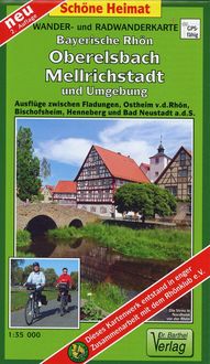 Bild vom Artikel Bayerische Rhön, Oberelsbach, Mellrichstadt und Umgebung Radwander- und Wanderkarte 1 : 35 000 vom Autor Verlag Barthel