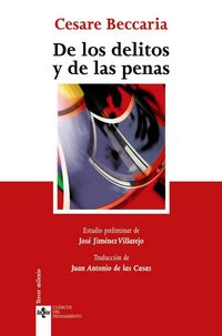 Produktbild: De los delitos y de las penas