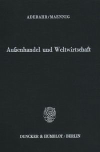Produktbild: Au&szlig;enhandel und Weltwirtschaft.
