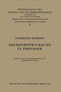Produktbild: Rechtsentwicklung in Preussen