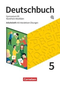 Produktbild: Deutschbuch Gymnasium - Nordrhein-Westfalen - 2019 - 5. Klasse - Arbeitsheft mit interaktiven &Uuml;bungen auf scook.de