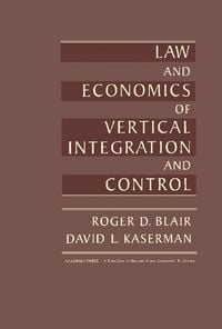 Produktbild: Law and Economics of Vertical Integration and Control
