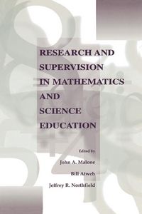 Produktbild: Research and Supervision in Mathematics and Science Education