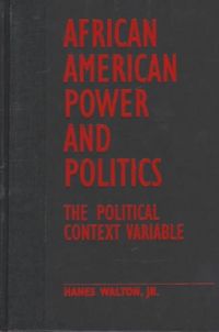 Produktbild: Walton Jr., H: African American Power and Politics