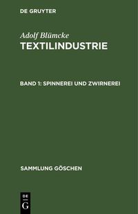 Produktbild: Spinnerei und Zwirnerei