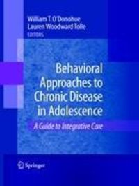 Produktbild: Behavioral Approaches to Chronic Disease in Adolescence
