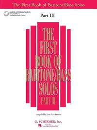 Produktbild: First Book of Baritone/Bass Solos - Part III