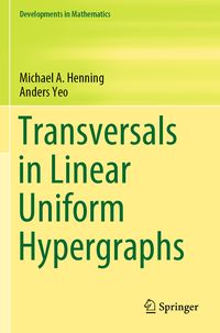 Produktbild: Transversals in Linear Uniform Hypergraphs