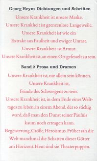 Produktbild: Prosa und Dramen