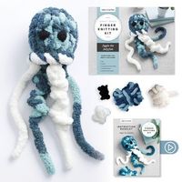 Produktbild: Super Simple Finger Knitting Kit Jiggle the Jellyfish