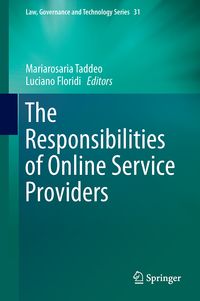 Produktbild: The Responsibilities of Online Service Providers