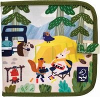 Produktbild: Kreidemalbuch Set mit 4 Kreiden Camping