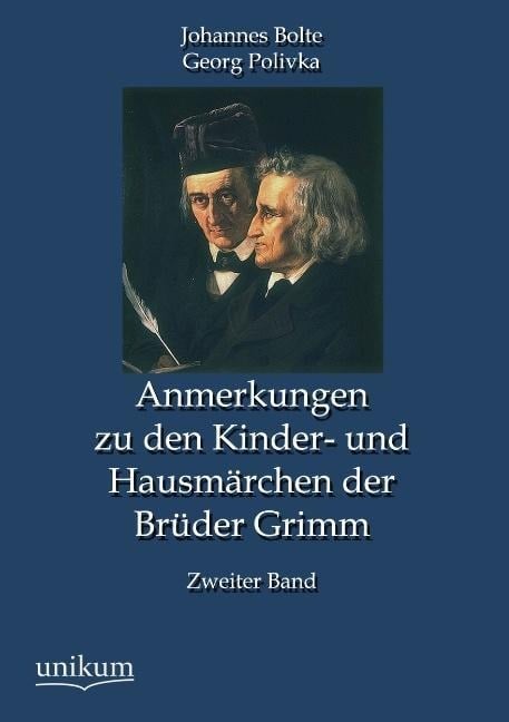 Produktbild: Bolte, J: Anmerkungen zu den Kinder- und Hausm&auml;rchen der Br&uuml;