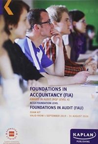 Produktbild: Foundations in Audit (int/uk) - Exam Kit