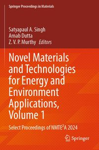 Produktbild: Novel Materials and Technologies for Energy and Environment Applications, Volume 1