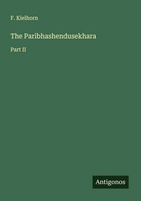 Produktbild: The Paribhashendusekhara