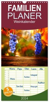 Bild vom Artikel Familienplaner 2024 - Weinkalender mit 5 Spalten (Wandkalender, 21 x 45 cm) CALVENDO vom Autor Kay Tänzer / Fotoknips