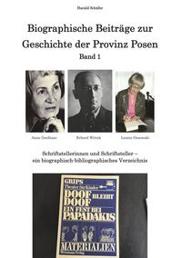 Produktbild: Biographische Beitr&auml;ge zur Geschichte der Provinz Posen - Band 1
