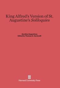 Produktbild: King Alfred's Version of St. Augustine's <i>Soliloquies</i>