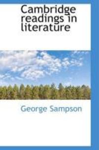 Produktbild: Cambridge Readings in Literature