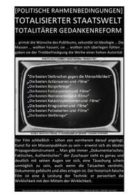 Produktbild: [POLITISCHE RAHMENBEDINGUNGEN] TOTALISIERTER STAATSWELT TOTALIT&Auml;RER GEDANKENREFORM