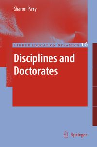 Produktbild: Disciplines and Doctorates