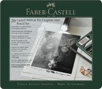 Produktbild: Faber-Castell Set Pitt Graphite Matt & Castell 9000
