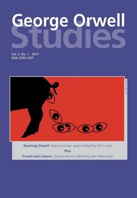 Produktbild: George Orwell Studies Vol.2 No.1