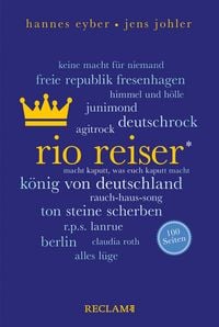 Produktbild: Rio Reiser. 100 Seiten