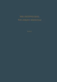 Produktbild: Der Briefwechsel von Johann I. Bernoulli