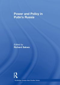 Produktbild: Power and Policy in Putin's Russia