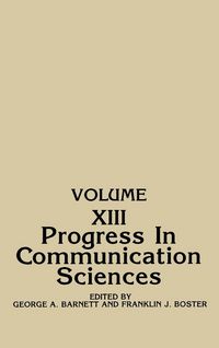 Produktbild: Progress in Communication Sciences, Volume 13