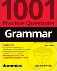 Produktbild: Grammar: 1001 Practice Questions for Dummies (+ Free Online Practice)